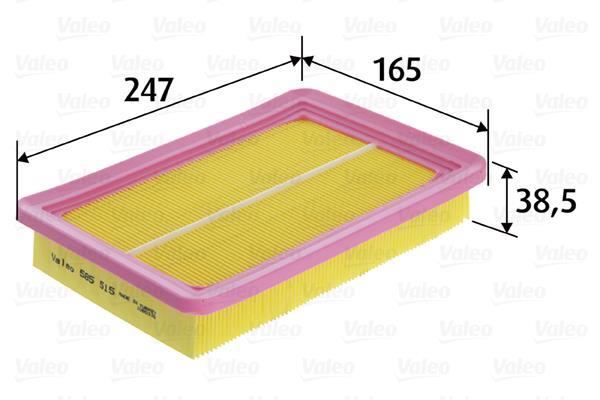 Filtro de ar VALEO ref. 585515